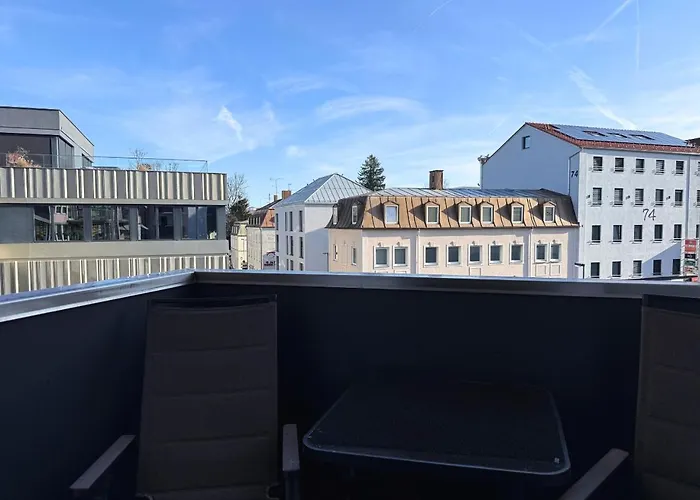 Vyld Fuchs - Urban, Aufzug & Balkon 公寓 肯普滕